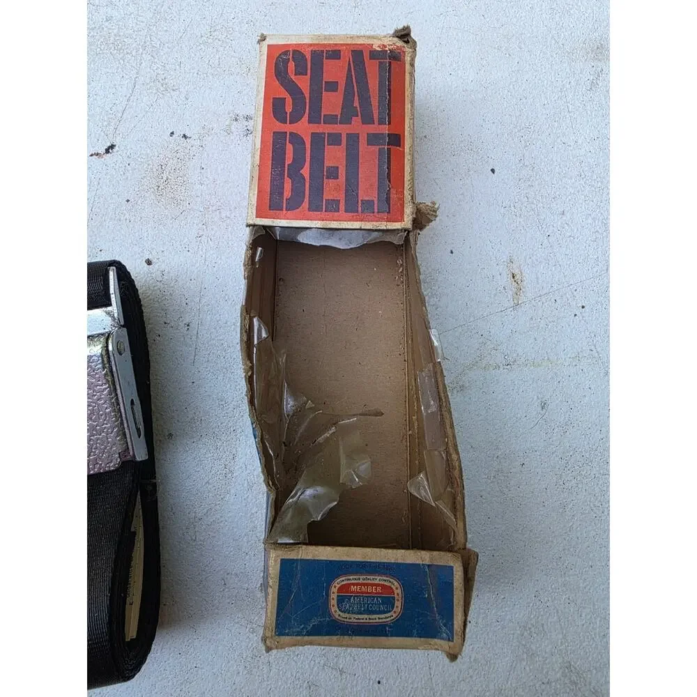 1971 2 Count vintage car/truck safety seat belt Superior Industries New